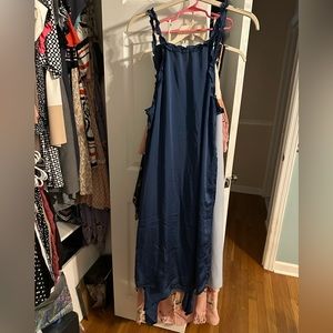 Navy sleeveless dress